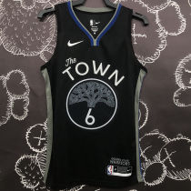 Warriors YOUNG #6 Black Grey NBA Jerseys