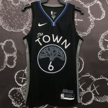 Warriors YOUNG #6 Black Grey NBA Jerseys