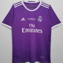 2016/17 RM Purple Away Retro Soccer Jersey 带胸前小字
