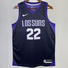 Suns AYTON #22 Purple City Edition NBA Jerseys