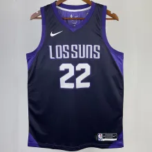 Suns AYTON #22 Purple City Edition NBA Jerseys