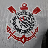 2024/25 Corinthians Home White Player Version Soccer Jersey