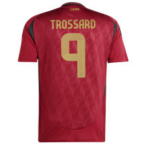 TROSSARD #9 Belgium 1:1 Quality Home Fans Jersey 2024/25 ★★