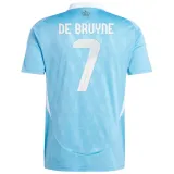 DE BRUYNE #7 Belgium Away Fans Soccer Jersey 2024/25 ★★