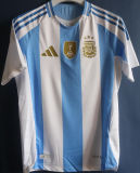 2024/25 Argentina Home Player Version Soccer Jersey (Have FlFA World Champion 2022 有胸前章)
