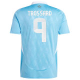 TROSSARD #9 Belgium Away Fans Soccer Jersey 2024/25 ★★