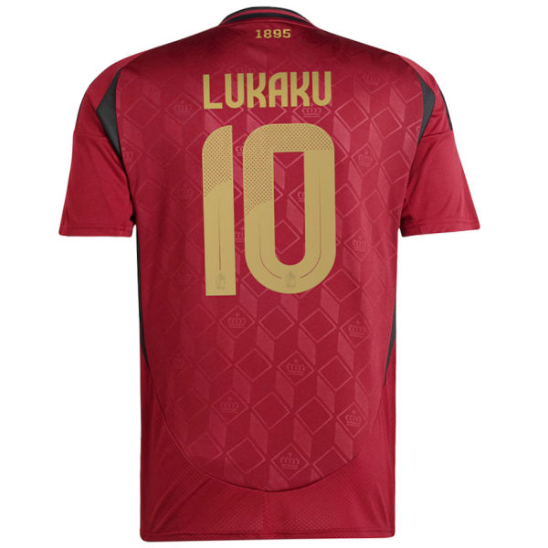 LUKAKU #10 Belgium 1:1 Quality Home Fans Jersey 2024/25 ★★