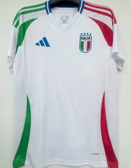 2024/25 Italy 1:1 Quality Away White Fans Soccer Jersey