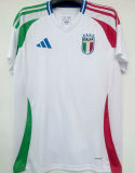 CHIESA #14 Italy 1:1 Quality Away White Fans Jersey 2024/25 ★★