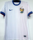 2024/25 France 1:1 Quality Away White Fans Soccer Jersey
