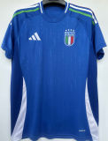 CHIESA #14 Italy 1:1 Quality Home Blue Fans Jersey 2024/25 ★★