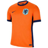 VIRGIL #4 NL Home Orange Fans Soccer Jersey 2024/25 ★★
