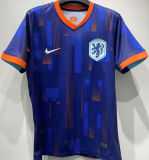 VIRGIL #4 NL Away Blue Fans Soccer Jersey 2024/25 ★★