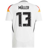 2024/25 Germany 1:1 Quality Home White Fans Soccer Jersey
