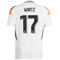 WIRTZ #17 Germany Home White Fans Soccer Jersey 2024/25 ★★