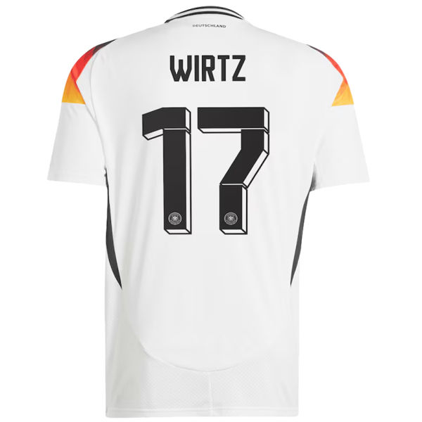 WIRTZ #17 Germany Home White Fans Soccer Jersey 2024/25 ★★