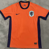 VIRGIL #4 NL Home Orange Fans Soccer Jersey 2024/25 ★★