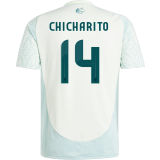 CHICHARITO #14 Mexico 1:1 Quality Away Fans Soccer Jersey 2024/25 ★★