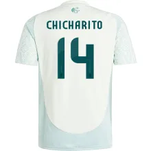 CHICHARITO #14 Mexico 1:1 Quality Away Fans Soccer Jersey 2024/25 ★★