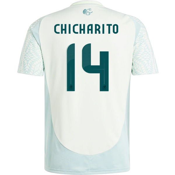 CHICHARITO #14 Mexico 1:1 Quality Away Fans Soccer Jersey 2024/25 ★★