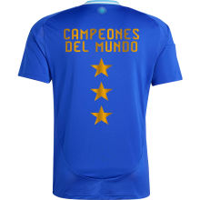 CAMPEONES DEL MUNDO 3 Stars Argentina Away Blue Fans Jersey 2024/25 ★★