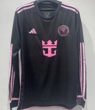 2023/24 Inter Miami Away Black Long Sleeve Jersey
