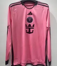 2024/25 Inter Miami Home Pink Long Sleeve Jersey