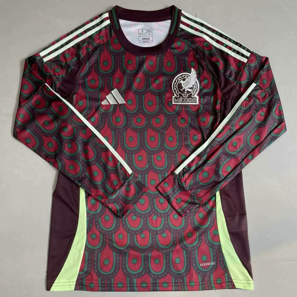 2024/25 Mexico Home Long Sleeve Soccer Jersey