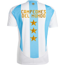 CAMPEONES DEL MUNDO 3 Argentina Home Fans Jersey 2024/25 ★★