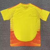 2024/25 Colombia Home Yellow Fans Soccer Jersey