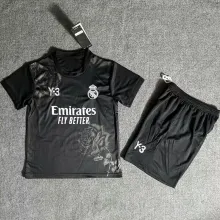 2024/25 RM x Y3 Black Kids Soccer Jersey
