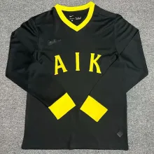 2024 AIK Solna Black Long Sleeve Soccer Jersey