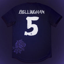 BELLINGHAM #5 RM x Y3 Purple Fans Soccer Jersey 2024/25 紫色 ★★