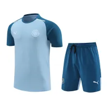 2024/25 Man City Light Blue Training Jersey(A Set)