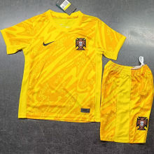 2024/25 Portugal GK Yellow Kids Jersey