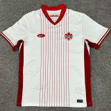 2024/25 Canada Away White Fans Soccer Jersey
