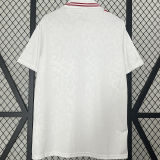 2024/25 Denmark Away White Fans Soccer Jersey