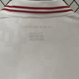 2024/25 Denmark Away White Fans Soccer Jersey