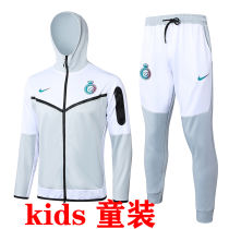 2024/25 Al Nassr White Kids Hoody Zipper Jacket Tracksuit