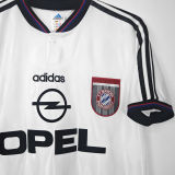 1995/96 BFC Away White Retro Soccer Jersey