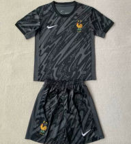 2024/25 France Goalkeeper Kids Soccer Jersey
