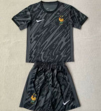 2024/25 France Goalkeeper Kids Soccer Jersey