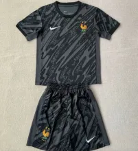 2024/25 France Goalkeeper Kids Soccer Jersey