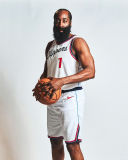 2024/25 Clippers HARDEN #1 White NBA Jerseys