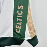2024/25 Celtics White NBA Pants