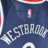 2024/25 Clippers WESTBROOK #0 Sapphire Blue NBA Jerseys