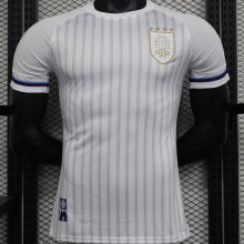 2024/25 Uruguay Away White Player Version Soccer Jersey 乌拉圭