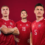 2024/25 Denmark Home Red Fans Soccer Jersey