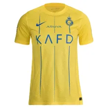 2023/24 Al Nassr 1:1 Quality Home Yellow Fans Soccer Jersey