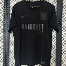 2024/25 Corinthians Away Black Fans Soccer Jersey 硅胶版